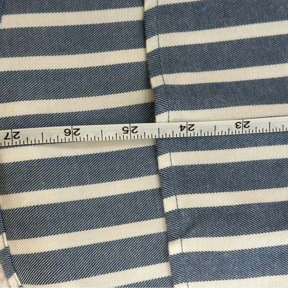 Southern‎ Shirt Blue & White Striped Button-Up Top – Size Small/Medium NWT - Picture 7 of 12